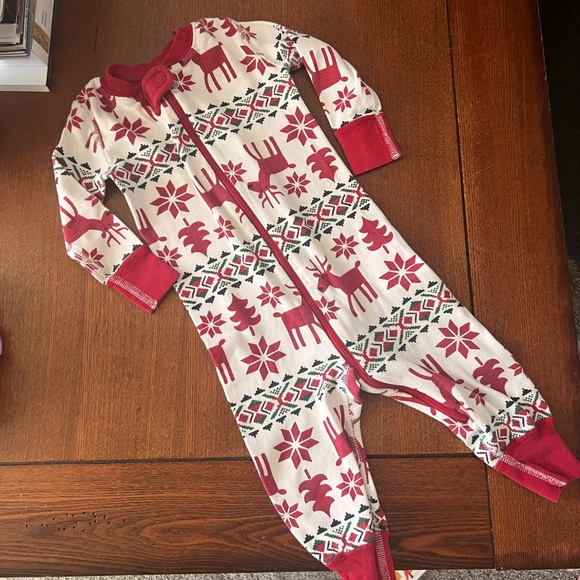 Baby Holiday Zip Sleeper Dear Dear - Picture 2 of 4